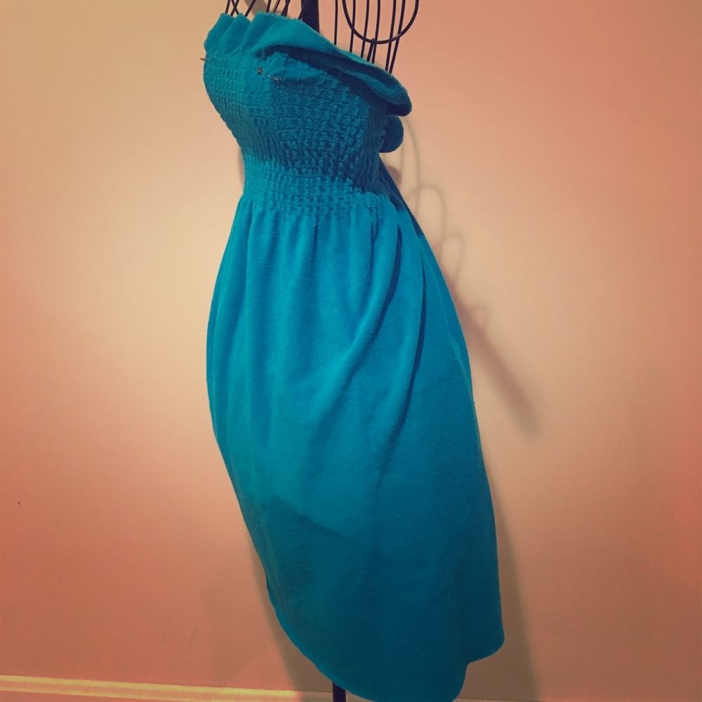 Mid-Thigh Length Terrycloth Coverup / Sundress